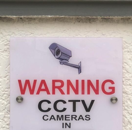 CCTV security surveillance installation